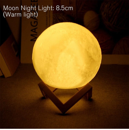 8cm Moon Lamp