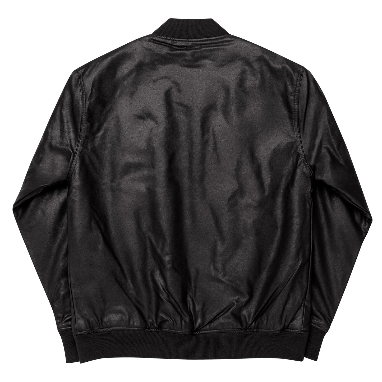 Don Molura Leather Bomber Jacket