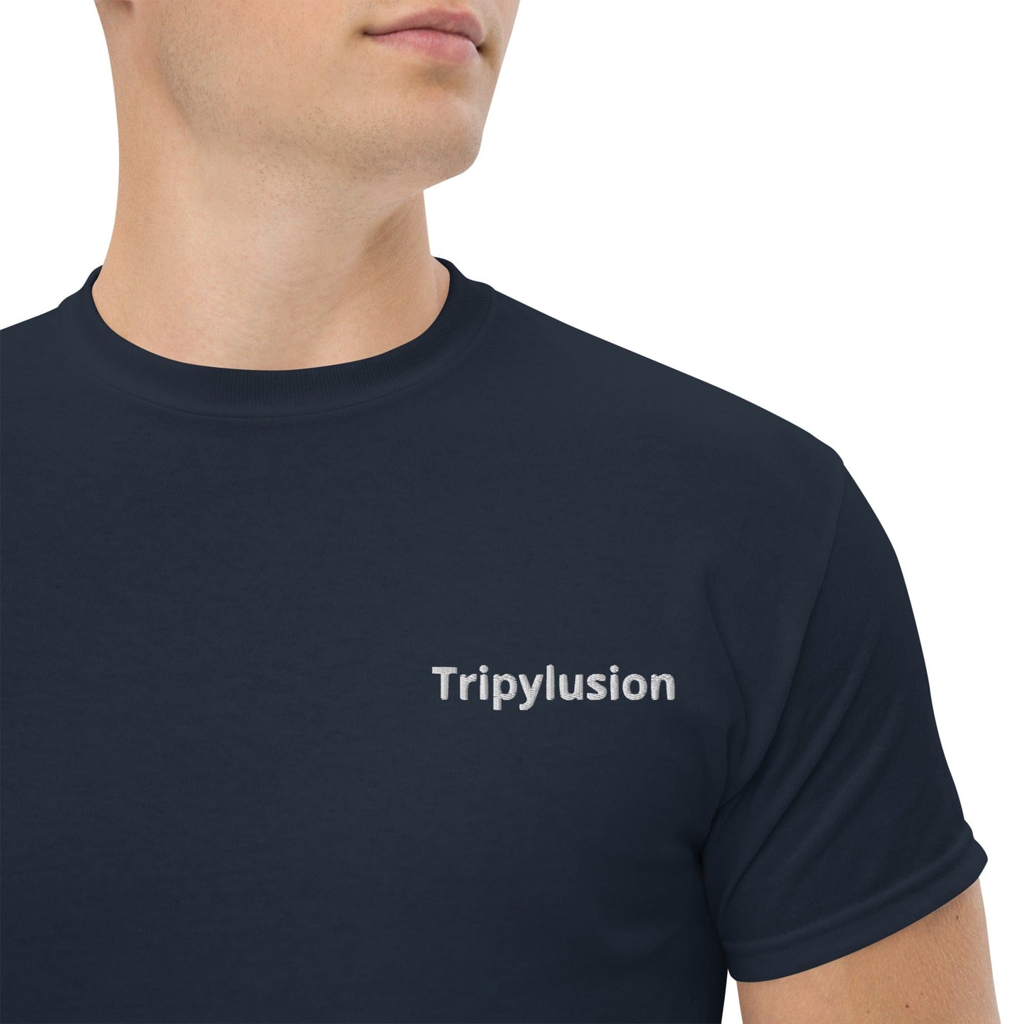 Tripylusion klassisk t-skjorte for menn