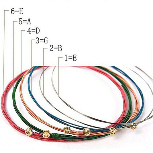 6pcs/set Folk Guitar String