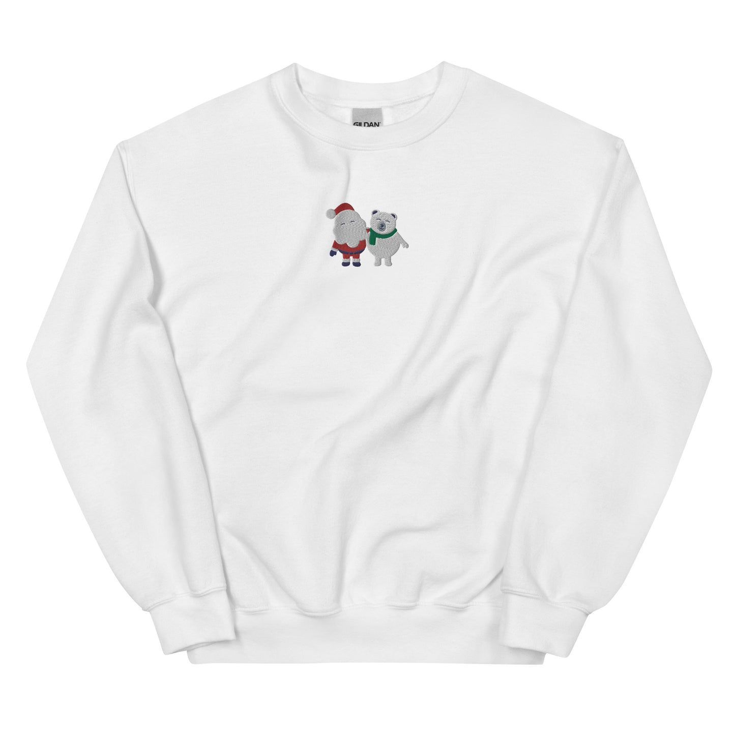 Santa &amp; Snowman Unisex genser