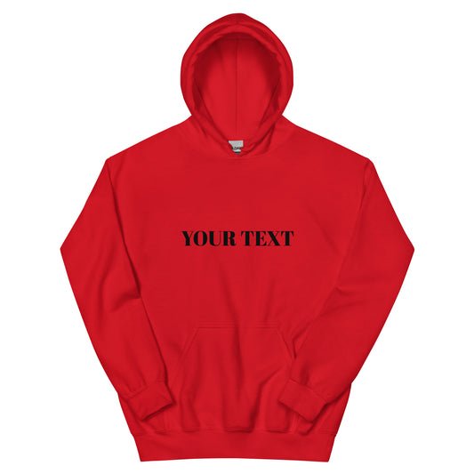 Custom Text Hoodie